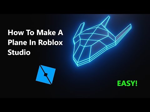 How To Make A Plane In Roblox Studio (EASY!)