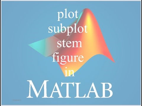 plot - subplot - stem and figure in MATLAB