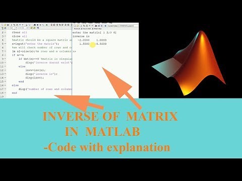 Inverse of a matrix in matlab