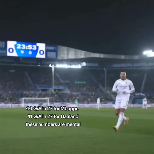 these two are putting up messi and ronaldo level numbers#mbappe #fyp #haaland