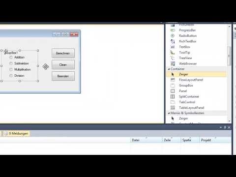 C# Taschenrechner Programmieren