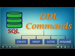 DDL Commands in SQL