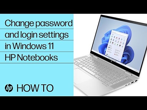 How to change password and login settings in Windows 11 | HP Notebooks | HP Support