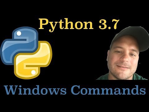 Python 3.7: Windows Command Prompt Commands