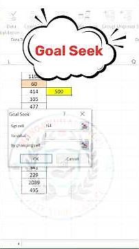 Goal Seek in Excel What-If Analysis | Step-by-Step Tutorial for Beginners#excel