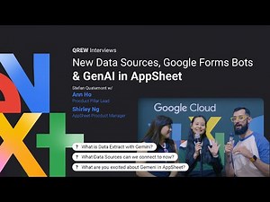 New AppSheet Features announced at Google Next 24 || Interviewing AppSheet Product Team
