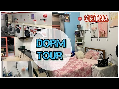 CHINESE UNIVERSITY DORM ROOM TOUR| international students apartment| living in China|wilmah