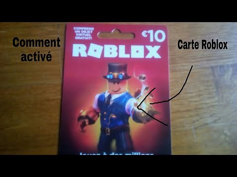 Comment Activer une carte Roblox .