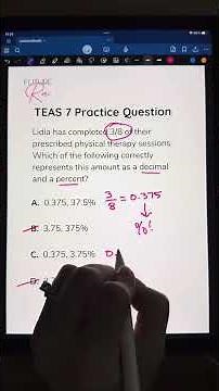 TEAS 7 Practice Question Explained (Step-by-Step!) #teas7 #atiteas