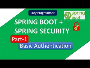 Basic Authentication Spring Security | Spring Boot | Java