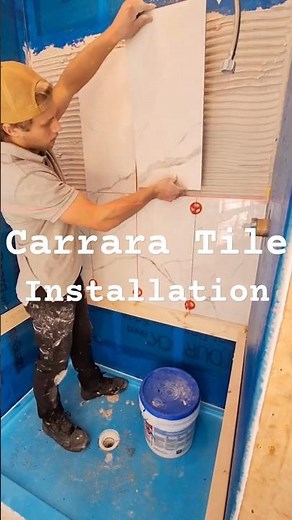 Tile Shower Walls 12 by 24 Large Format | Installing Vertical Layout