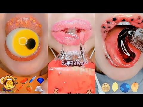 30 Minutes Sleep Relax Study ASMR Satisfying Eating Sounds Edited Compilation Mukbang