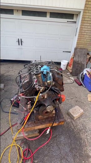 Testing a 1984 ford 302 (5 Liter) engine #fordengine #302