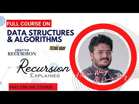 Recursion Explained Simply | Base Case, Recursive Case & Stack Overflow | Techie Uday