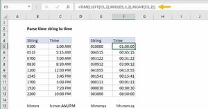 Parse time string to time