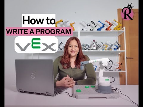 How to write a basic program on your VEX 6-Axis Robot?