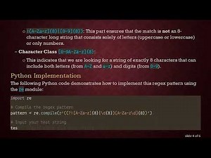 Mastering Python: Regex for Matching 8-Character Alphanumeric Strings