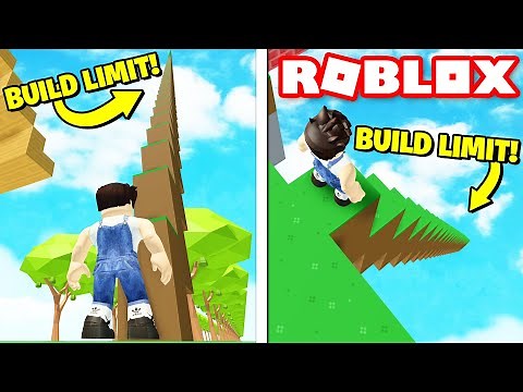 REACHING THE ABSOLUTE BUILD LIMIT In Roblox Islands!
