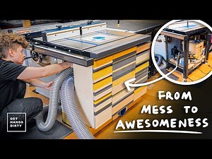 Router Table Cabinet Build and Upgrade
