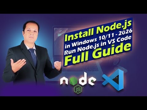 How to Install and Run Node.js on Windows 10/11 (2025) | VS Code Setup