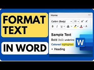 How to Format Text in Microsoft Word | Complete Beginner’s Guide
