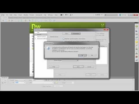 Setting Up a PHP Site in Dreamweaver