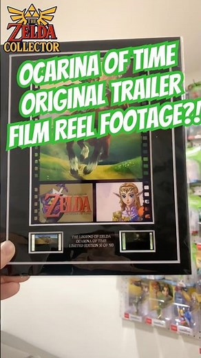 Legend of Zelda Ocarina of Time Original Animation Film Reel Trailer Footage from the 90s !!