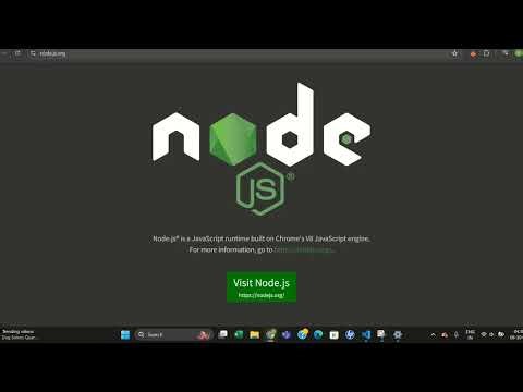 How to install Node.js in Windows 10/11 | Download & Run Node.js in VS Code in Easy Steps 🚀