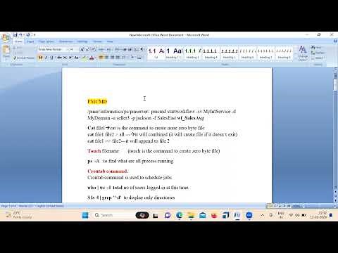 Unix Commands Used in Informatica Power Center Part-1