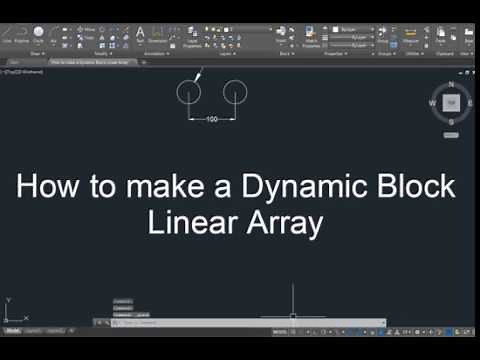 AutoCAD How to make a Dynamic Block Linear Array