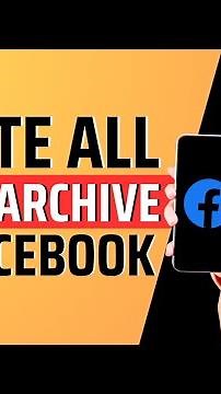 How to delete all story archive on facebook - Full Guide 2023