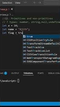 Primitive vs Non-primitive data types in JavaScript