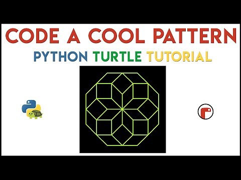 Python Turtle - Code a Cool Pattern Tutorial