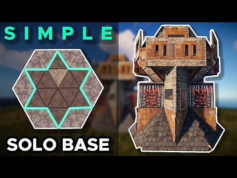 Simple SOLO Base Design - Rust Base Building 2021