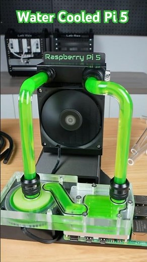 Custom CNC Waterblock for Raspberry Pi 5 #techtok #watercooled #raspberrypi