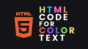 HTML Code for Color Text