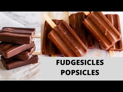 Homemade Fudgesicles RECIPE/ FUDGE POPS