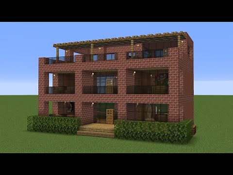 Minecraft - How to build a brick house