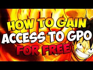 [GPO] ALL CURRENT WORKING CODES + HOW TO GET FREE ACCESS TO GPO | Roblox Grand Piece Online