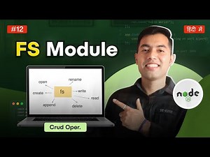 #12: FS Module in Node.js : Complete CRUD Operations & File Renaming (Sync)