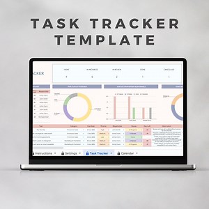 Task Tracker Excel Template: Project Management To-do List (digital Download - Etsy Australia