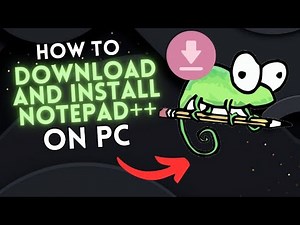 How to DOWNLOAD and INSTALL NOTEPAD++ on PC (Windows)