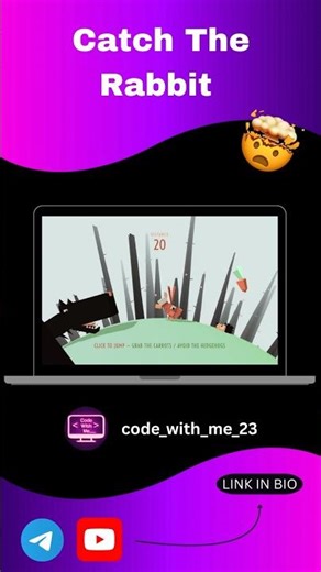Catch The Rabbit 🐇 Game in JS