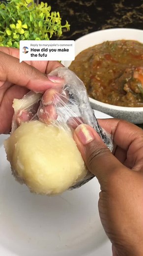 How to Make Fufu from Scratch | Nigerian Food Recipe