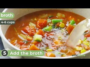How to Make Vegetable Soup