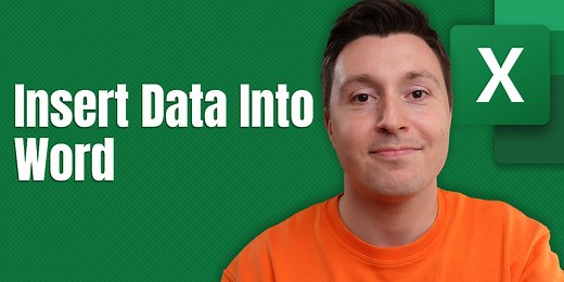 How to Insert Excel Data Into Word (Tables, Files, Spreadsheets)