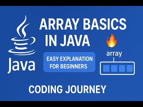 Java Array Tutorial | Easy & Simple Explanation For Beginners