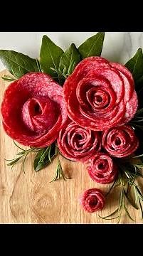 How to Make Salami Roses in 4 Different Ways | Easy Charcuterie Board Decoration Tutorial 🌹