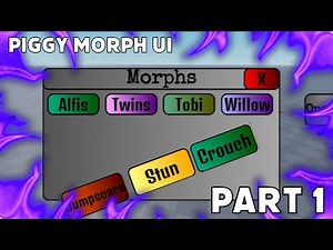 How to make a Piggy Morph UI in Roblox Part 1! Piggy | Roblox Studio Tutorial