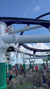 Roller Coaster on a Cruise Ship! 🤩 This is the BOLT Coaster on Carnival Mardi Gras 🚢 | Theme Park Worldwide
